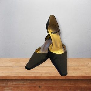 Stuart Weitzman black low 2” heel. Size 5.5 B.